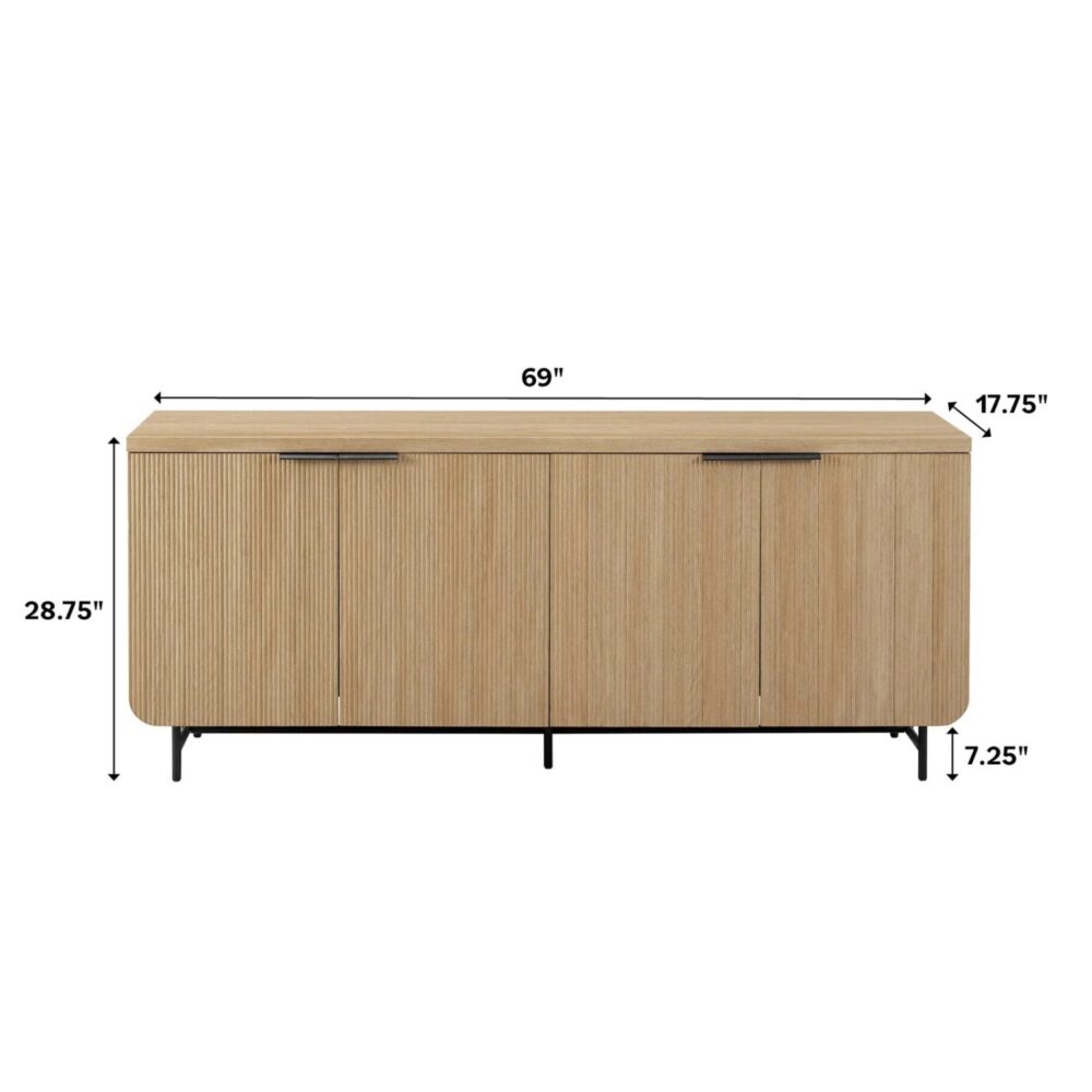 Modern-flutedsideboard-with-4-Doors-and-Adjustable-Shelves_10.jpg Modern fluted sideboard