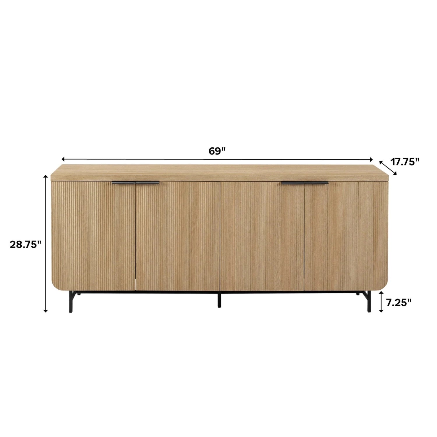 Modern-flutedsideboard-with-4-Doors-and-Adjustable-Shelves_10.jpg Modern fluted sideboard
