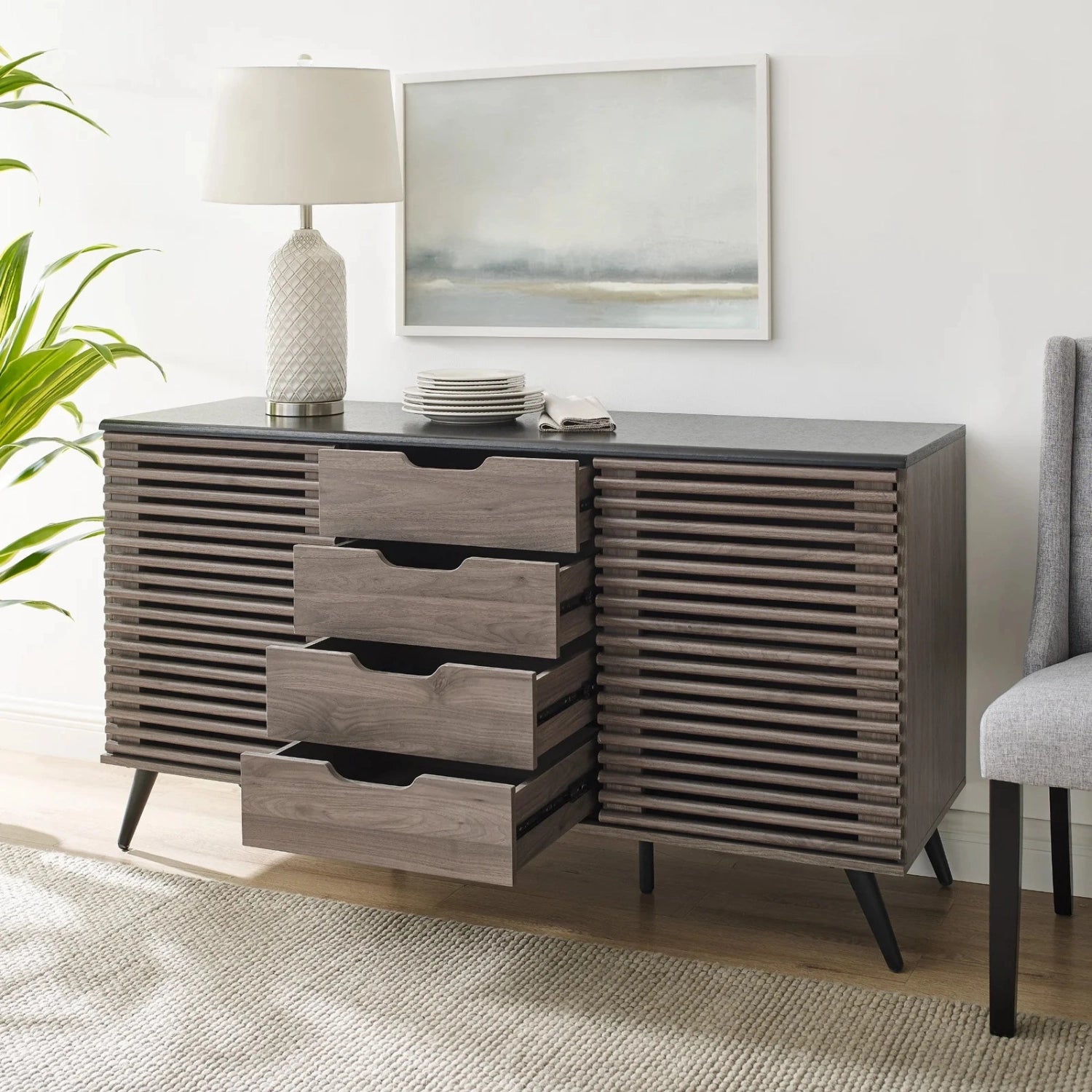 Slate-Grey-Contemporary-Sideboard-with-Sliding-Slat-Doors-and-4-Drawers_5.jpg Slate grey contemporary sideboard