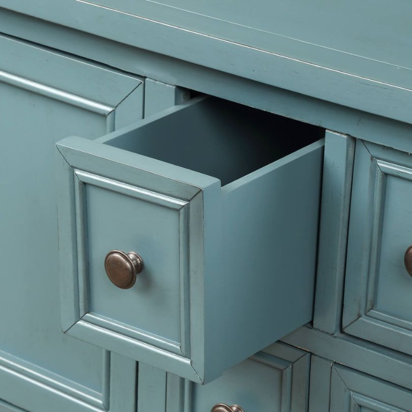 VintageSolidWoodEntrywayBuffetTablewithBottomShelf-DarkBlue_10.jpg Dark blue vintage