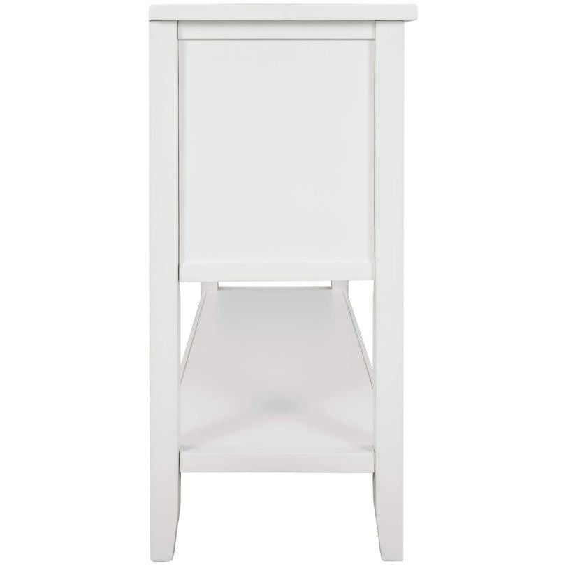 VintageSolidWoodEntrywayBuffetTablewithBottomShelf-White_6.jpg White vintage