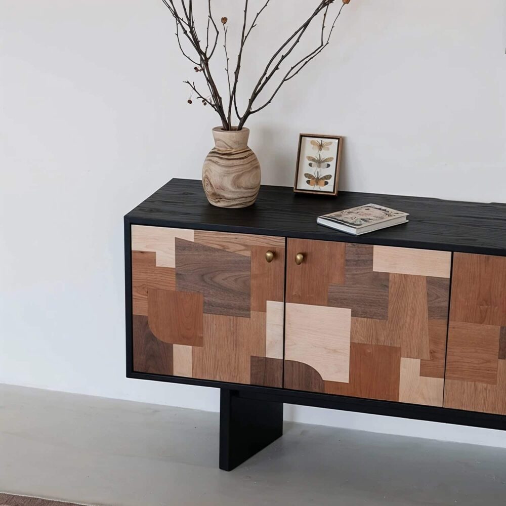 close_up_sideboard_corner_patchwork_solid_wood_doors_decorative_vase.jpg Close-up