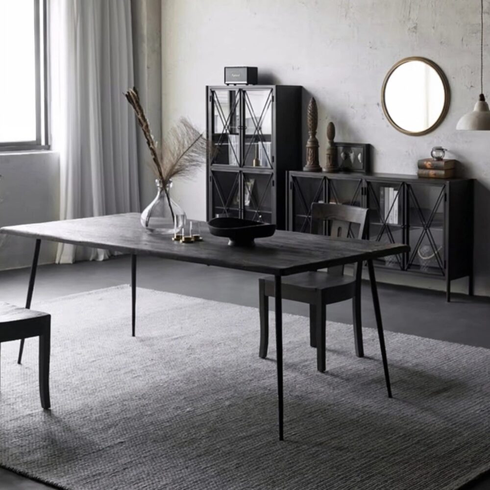 industrial_dining_room_black_metal_sideboard.jpg Industrial black metal