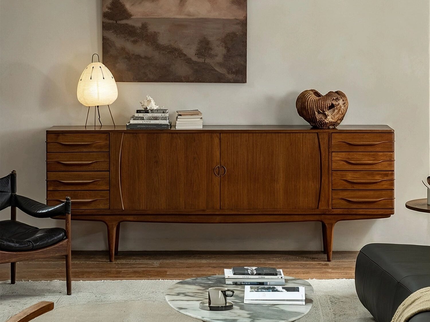 mid_century_modern_teak_sideboard_buffet_living_room_styling.jpg Mid-century modern teak