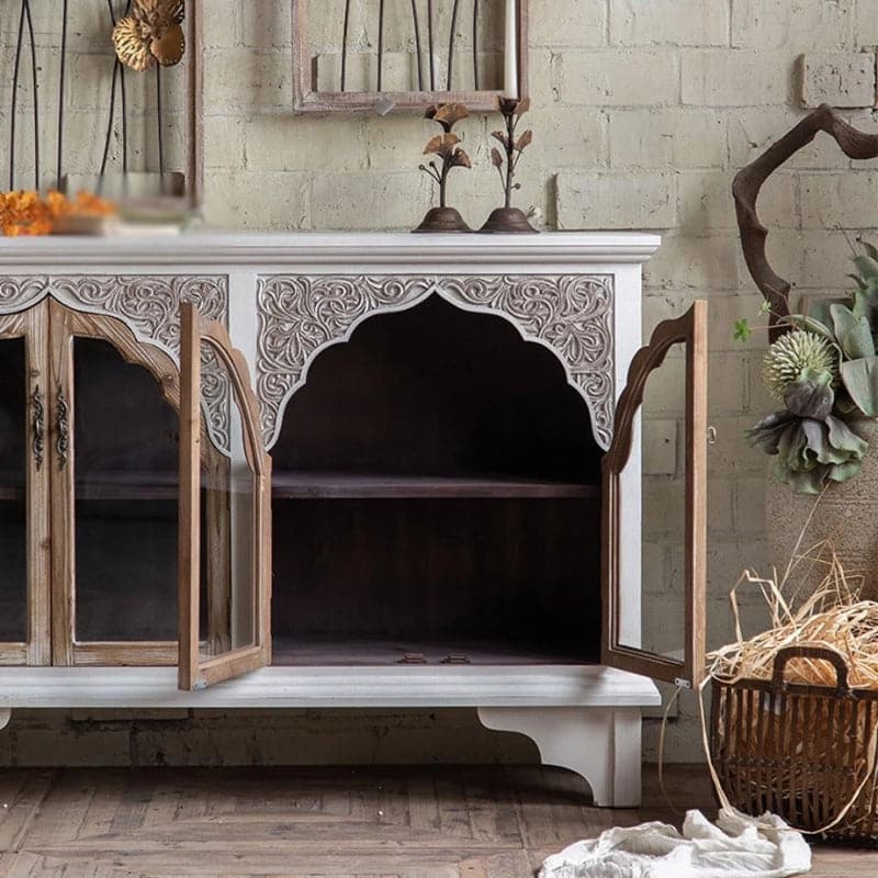 open_carved_sideboard_cabinet_spacious_interior_shelves.jpg Open boho carved