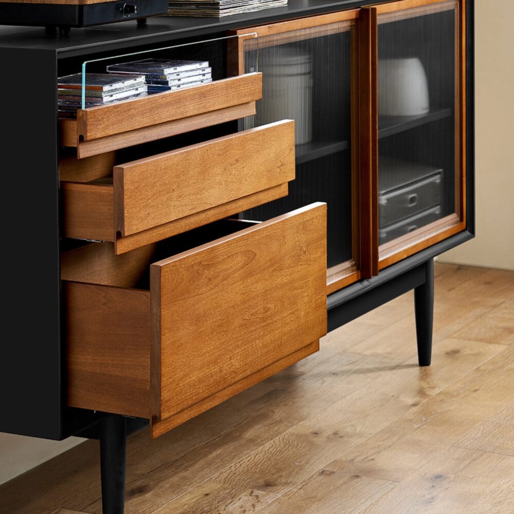 open_drawers_modern_sideboard_storage_depths.jpg Modern black