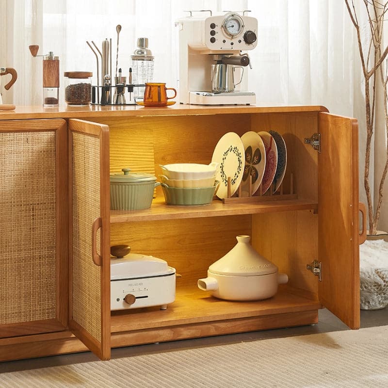 rattan_door_sideboard_interior_shelves_cookware_plates.jpg Boho modern