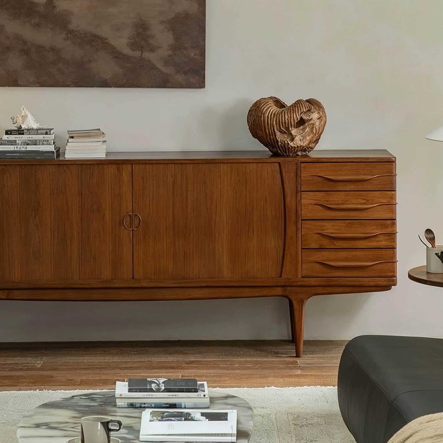 right_side_drawers_teak_sideboard_with_sculpture.jpg Mid-century modern