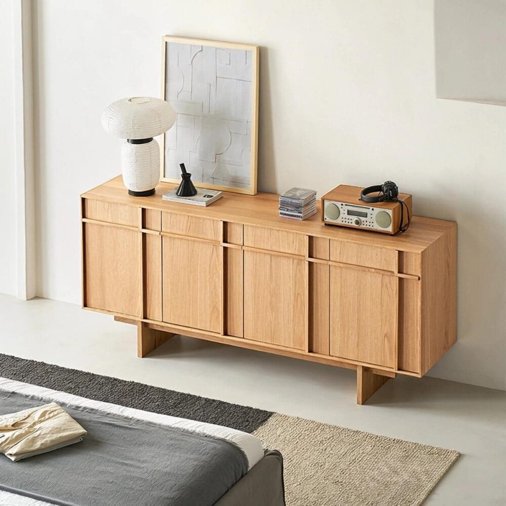solid_oak_sideboard_cabinet_bedroom_setting_radio_decor.jpg Modern solid