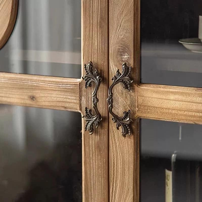 vintage_style_metal_handles_fir_wood_sideboard_glass_doors.jpg Boho carved fir