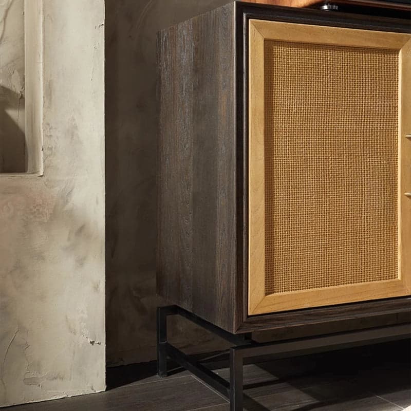 walnut_finish_side_panel_iron_base_japandi_sideboard.jpg Japandi sideboard