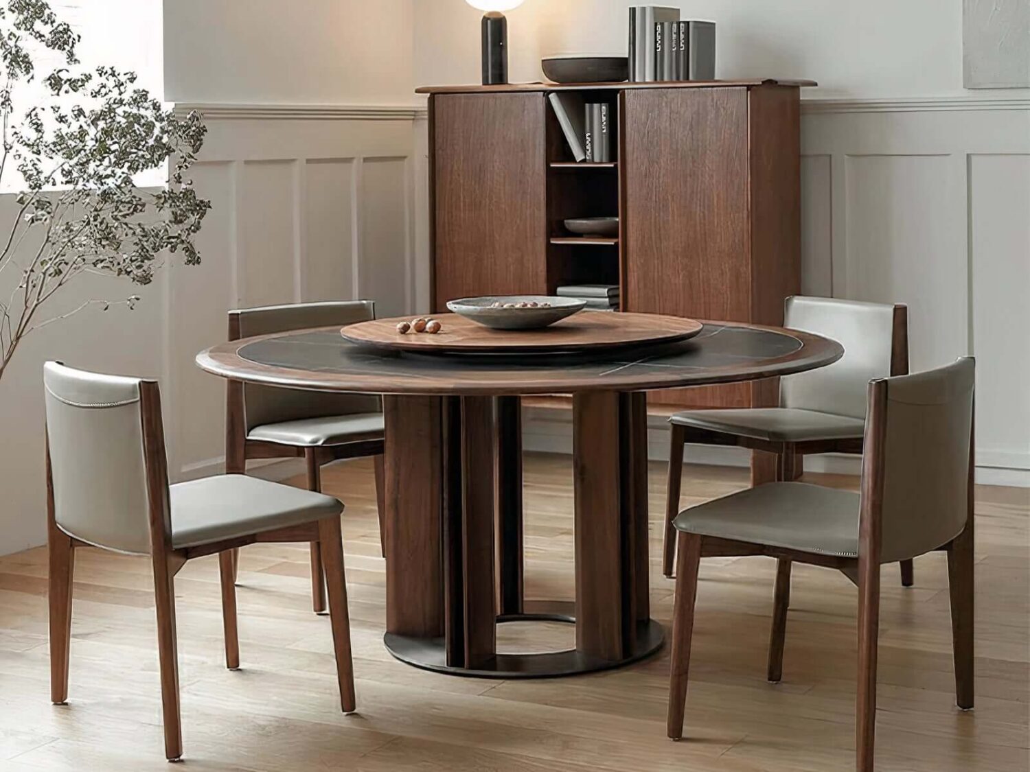 Ash wood and leather Soc