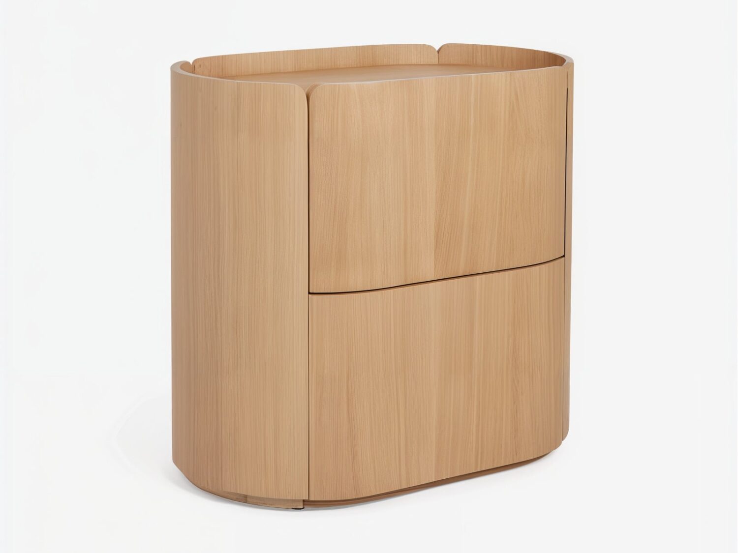 Luna Oval Nightstand