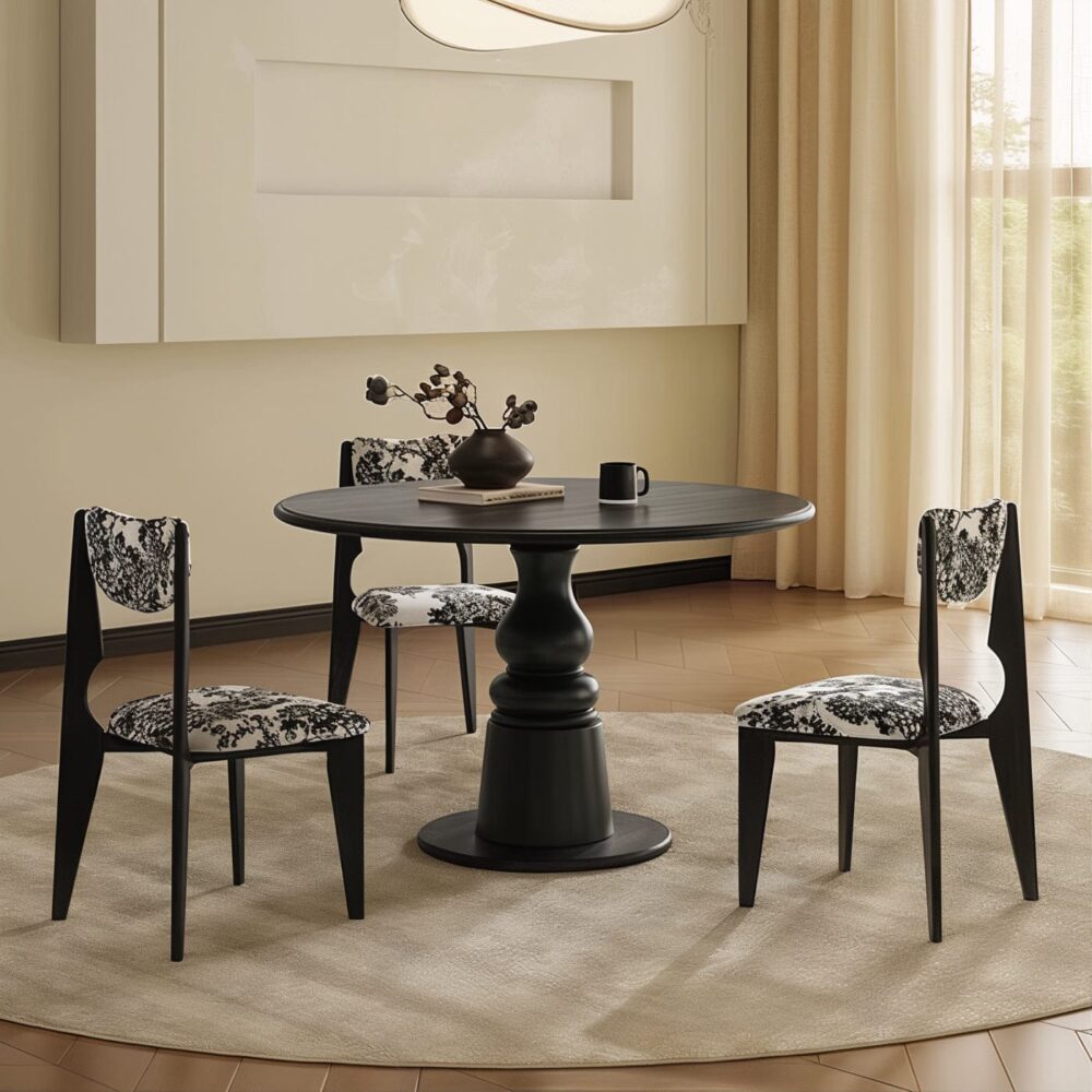 Hb0d87c033b8e415d89579a48e73088d2e_LE_upscale_balanced_x2_e387983f-f525-416c-88bb-7ff0b781deab.jpg Black round dining table