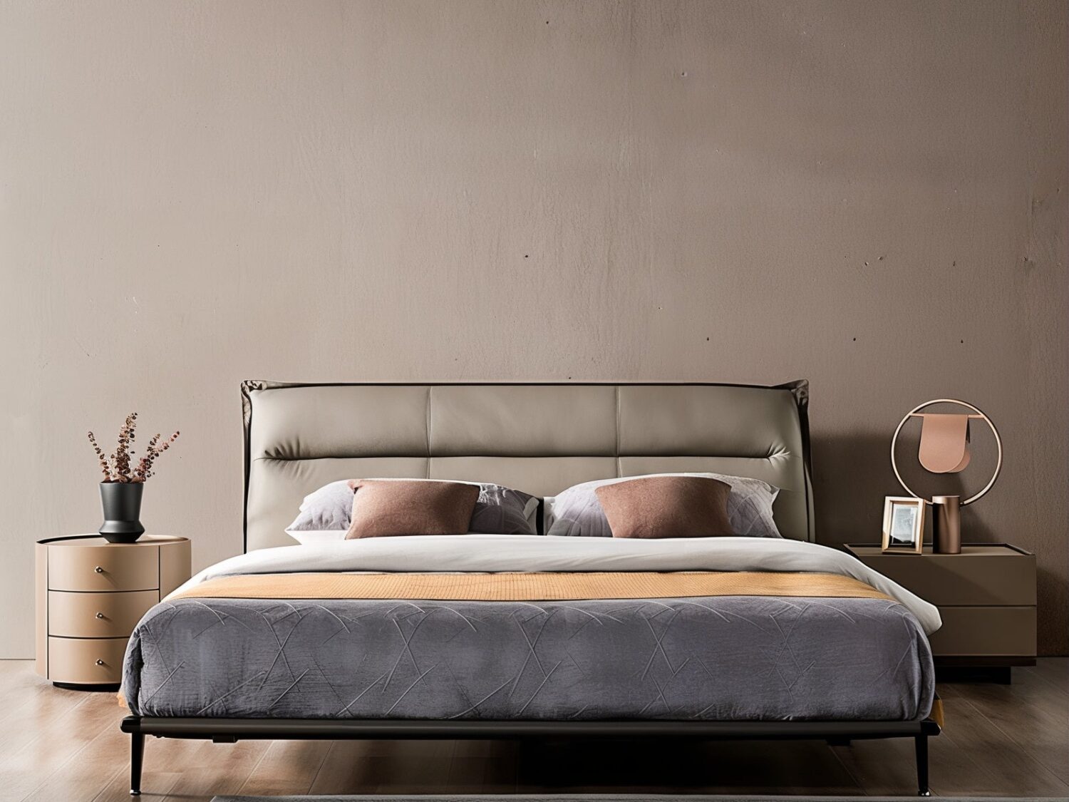 Marin Round Nightstand with