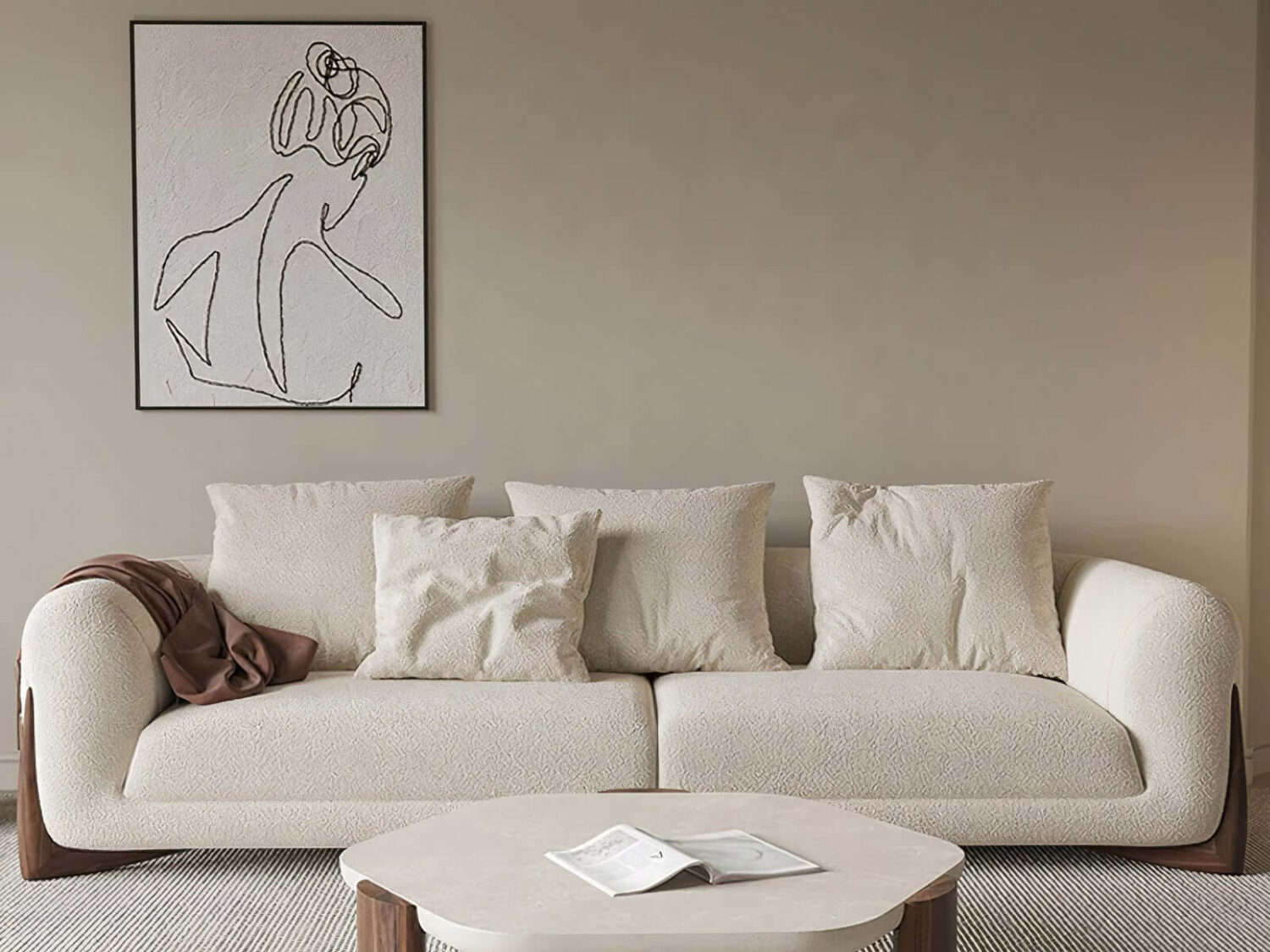 Elliot sofa upholstered in