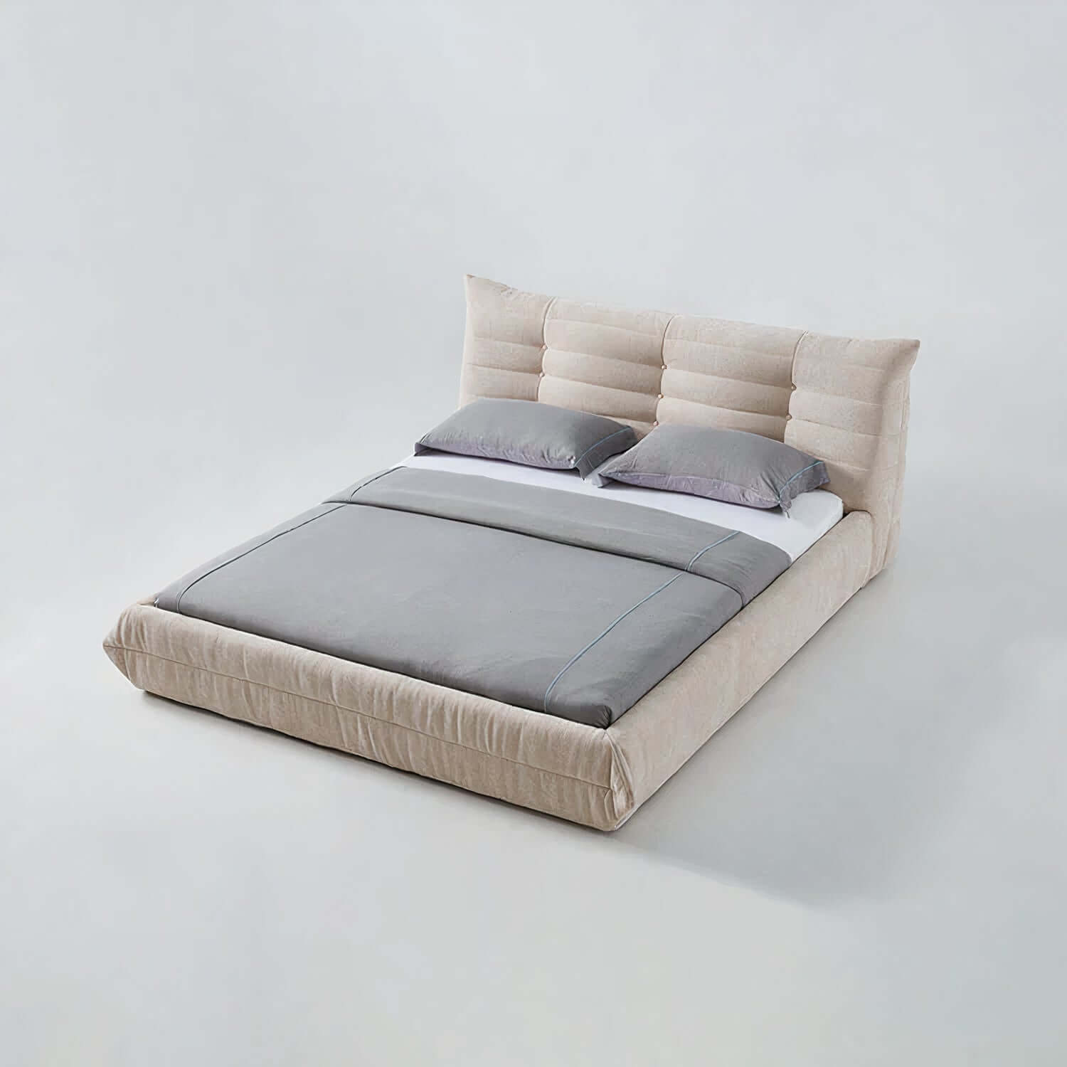 Stephanie bed frame with soft