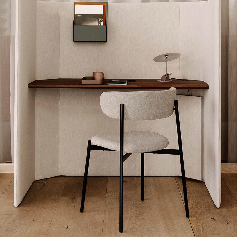 Minimalist plush velvet