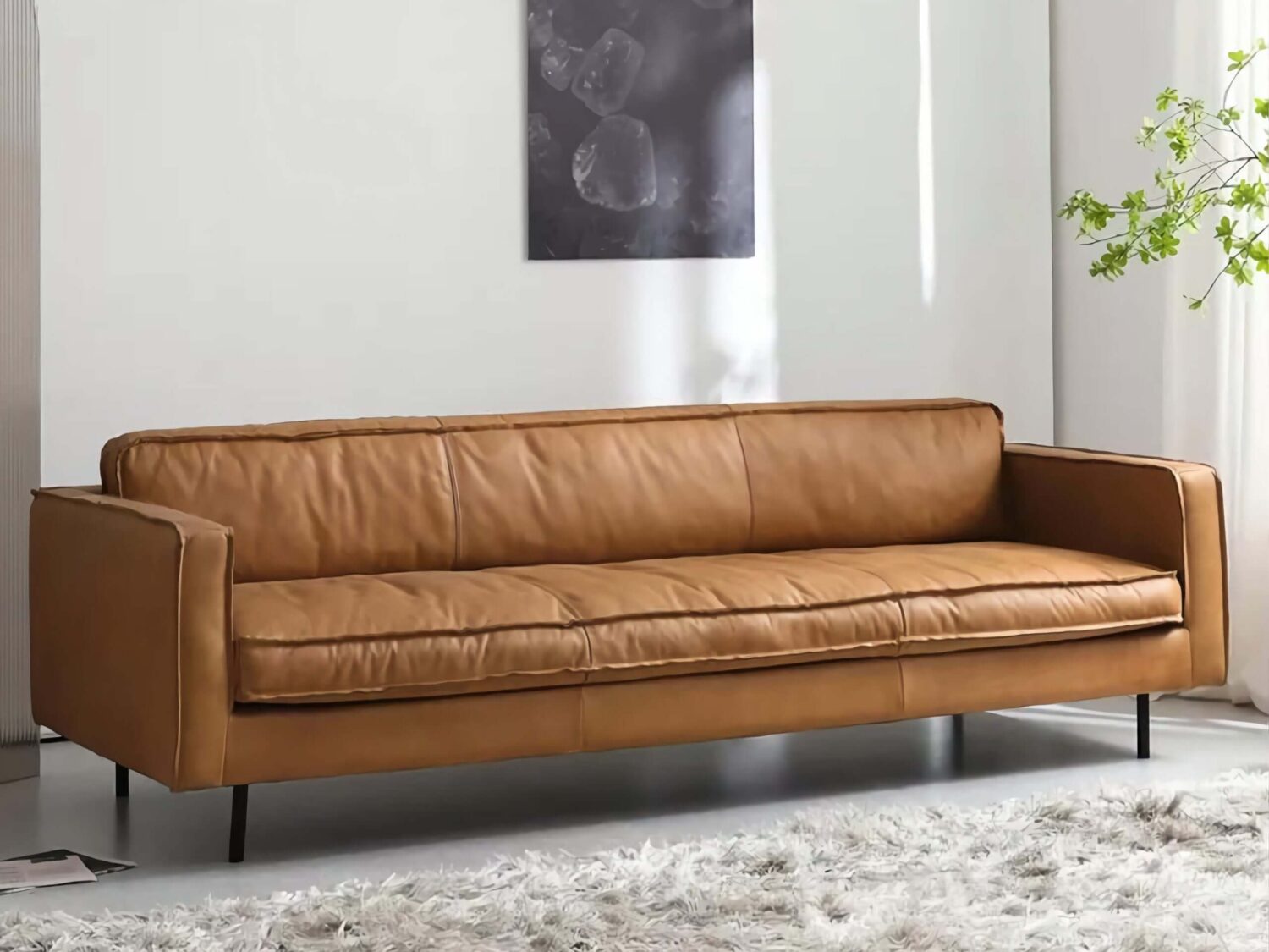 Coffee tone vegan leather ARI