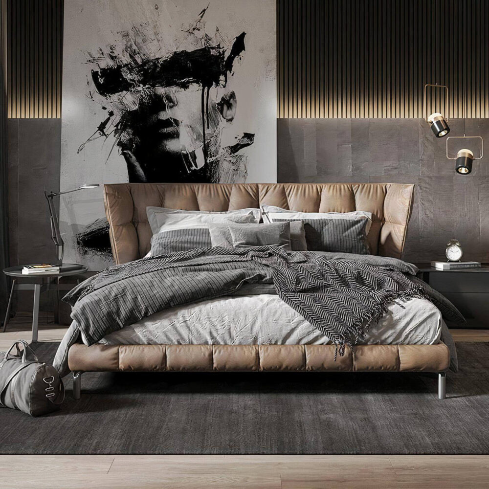 Elegant Royalty Bed with curved