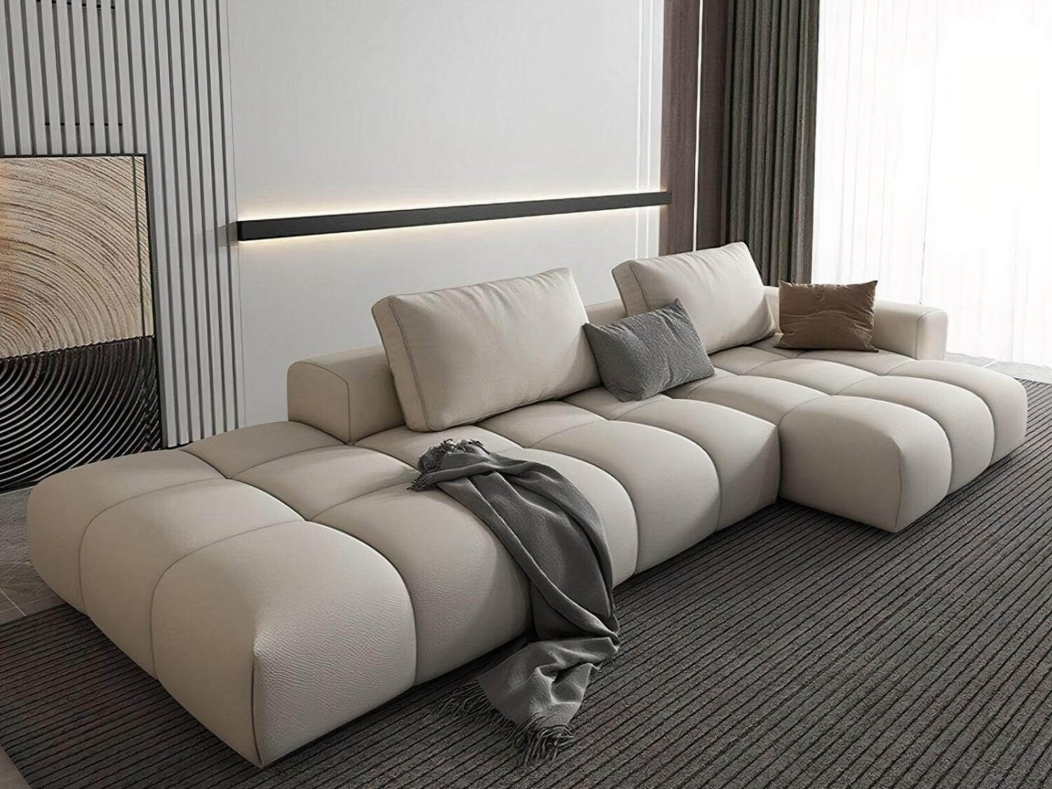 Cream Serenity Sofa with