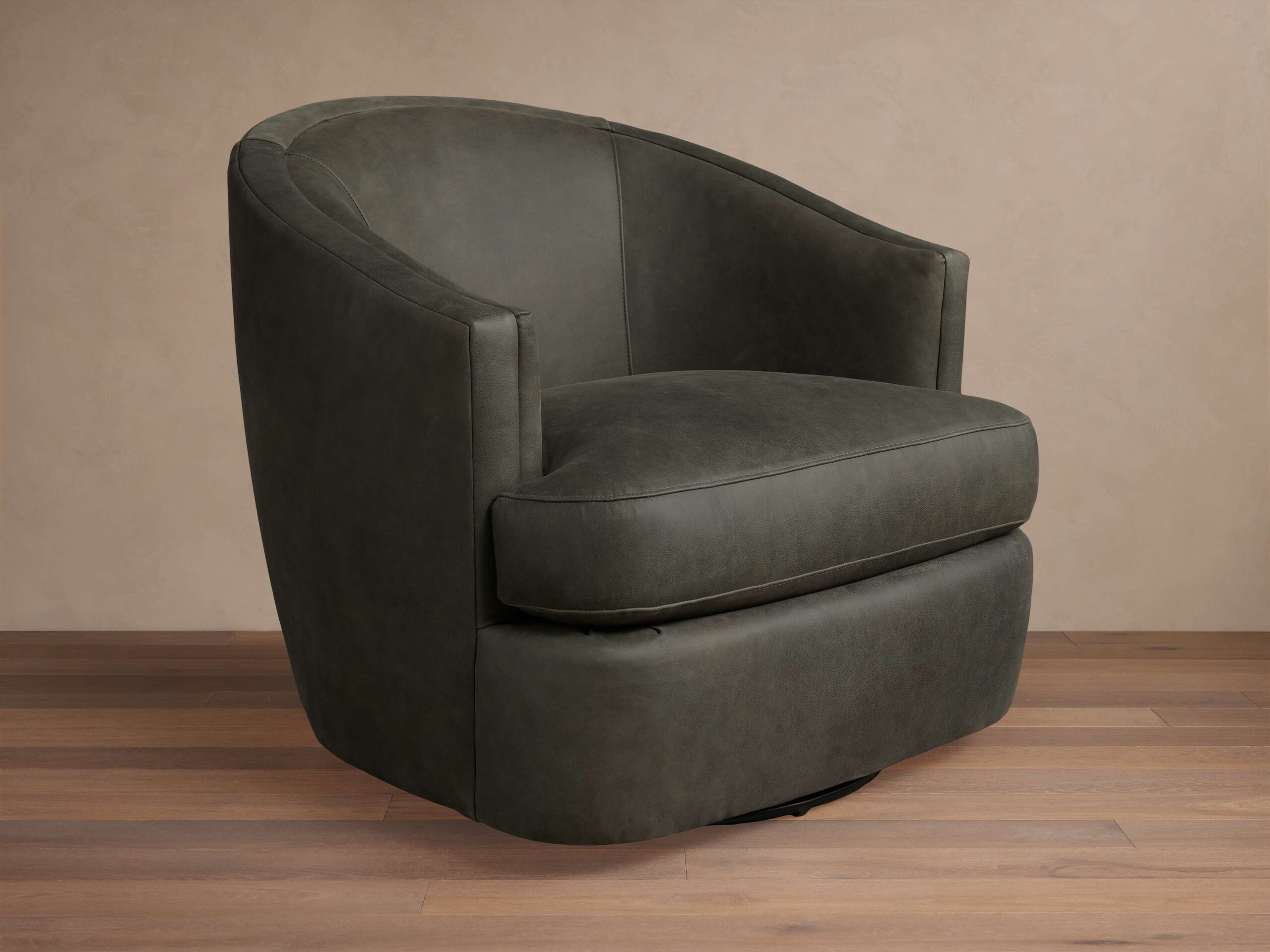 The Definitive Guide to Modern Home Elegance: Featuring Ormau The Kieran Leather Swivel Chair 1 Ormau The Kieran Leather Swivel Chair - Luxury Modern Furniture - Ormau Collection