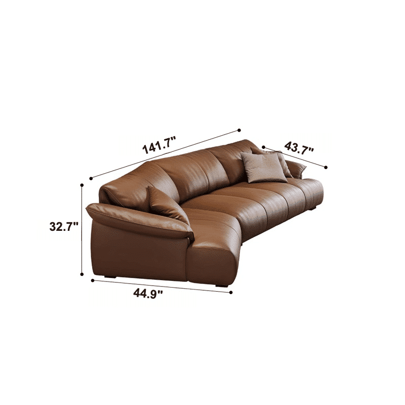 brown-leather-curved-sofa-with-vintage-french-design-4125.png Brown leather curved sofa with
