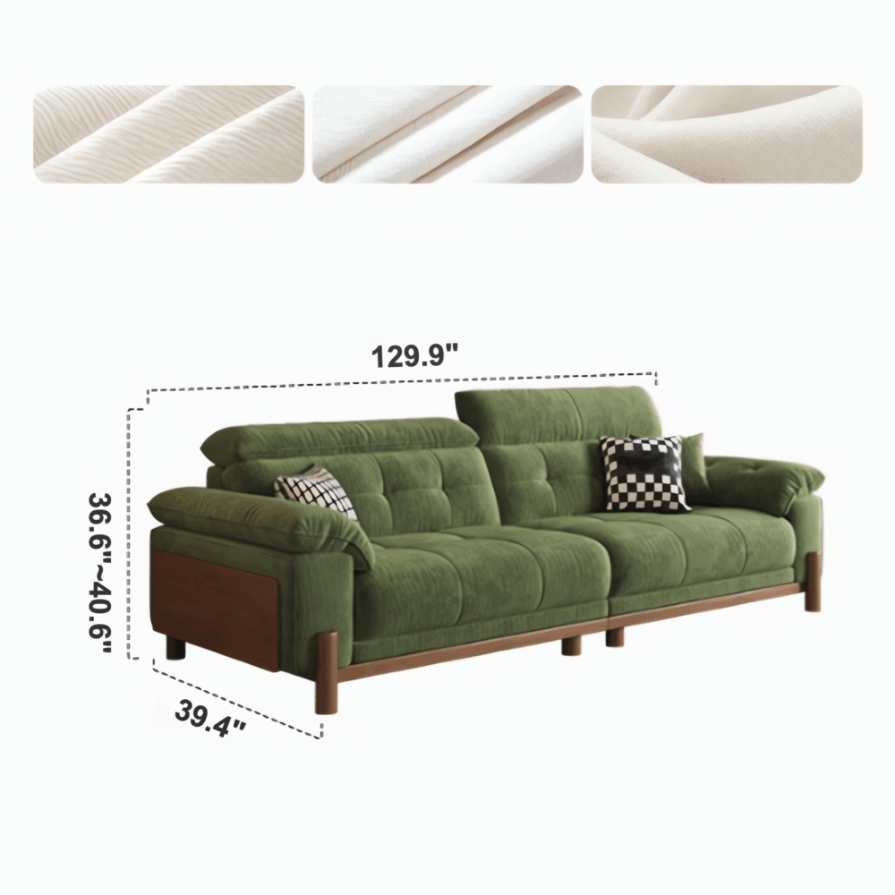vintage-green-chenille-sofa-with-adjustable-headrest-0853.png Vintage green chenille