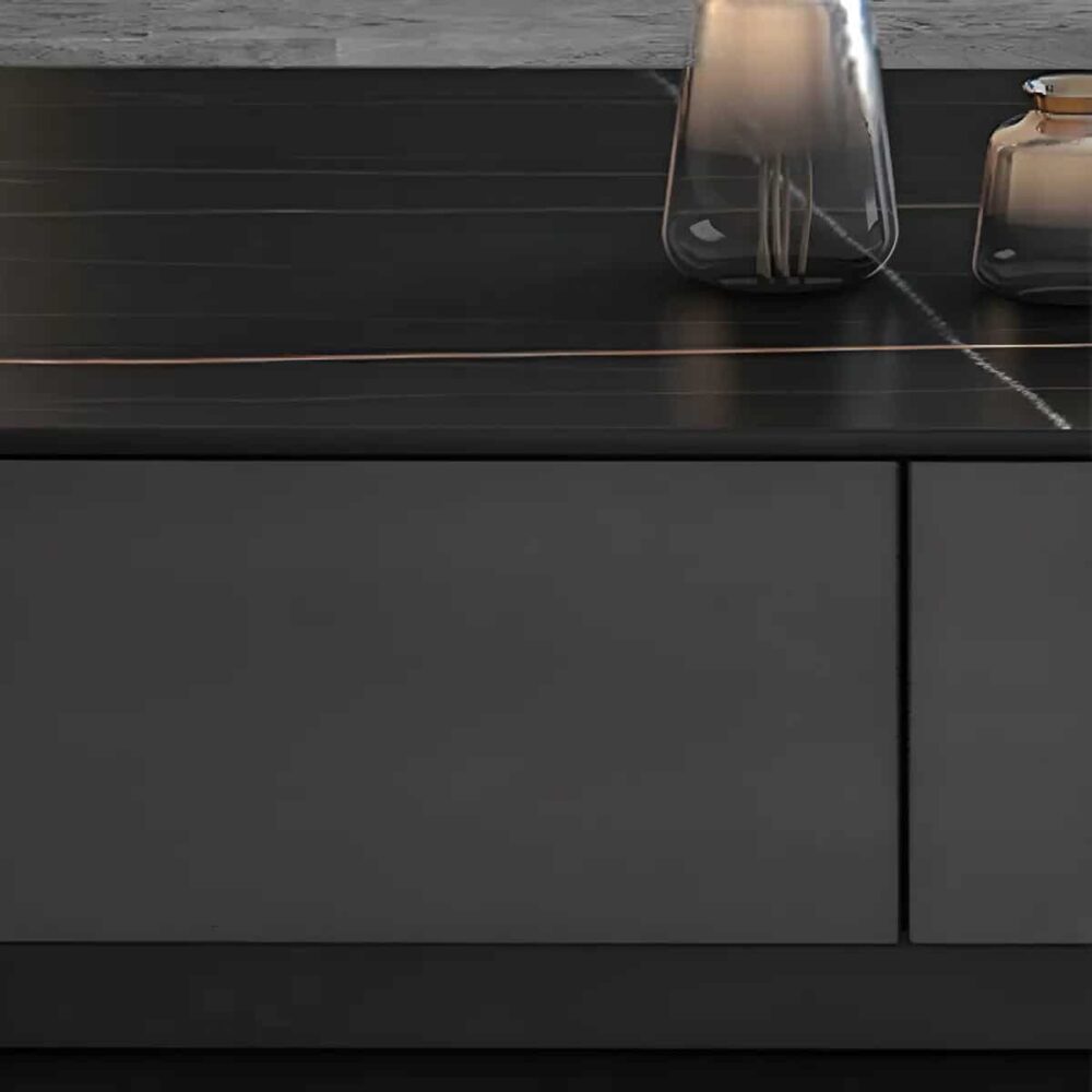 black-stone-rectangle-enclosed-storage-drawers-tv-stand-6 Black Stone Rectangle Enclosed Storage Drawers Tv Stand 6