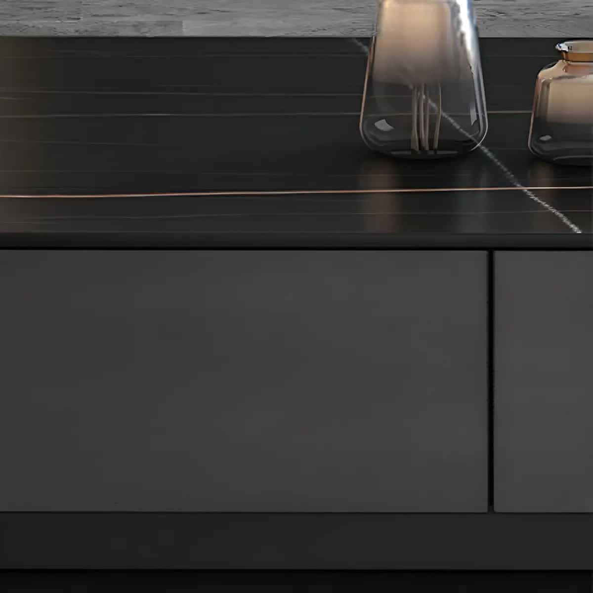 black-stone-rectangle-enclosed-storage-drawers-tv-stand-6 Black Stone Rectangle Enclosed Storage Drawers Tv Stand 6