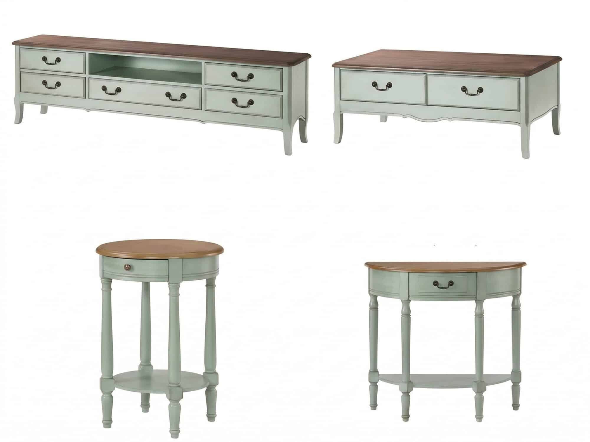 Brown-Green Wood Open Storage Drawers Long TV Stand - resized - 相册图 #5 Brown-Green Wood Open Storage Drawers Long TV Stand 相册图 #5 resized