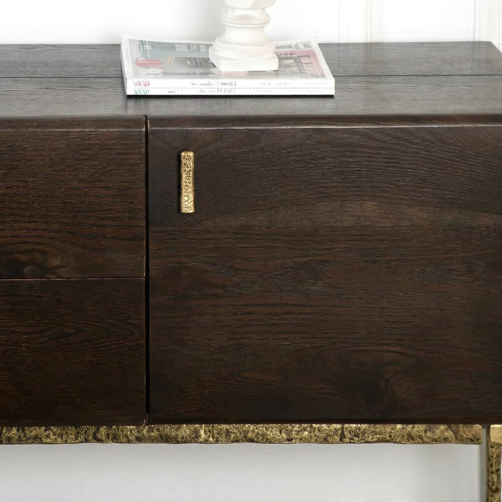 Brown Long Espresso Wood Tone Oak Cabinet TV Stand - resized - 相册图 #8 Brown Long Espresso Wood Tone Oak Cabinet TV Stand 相册图 #8 resized