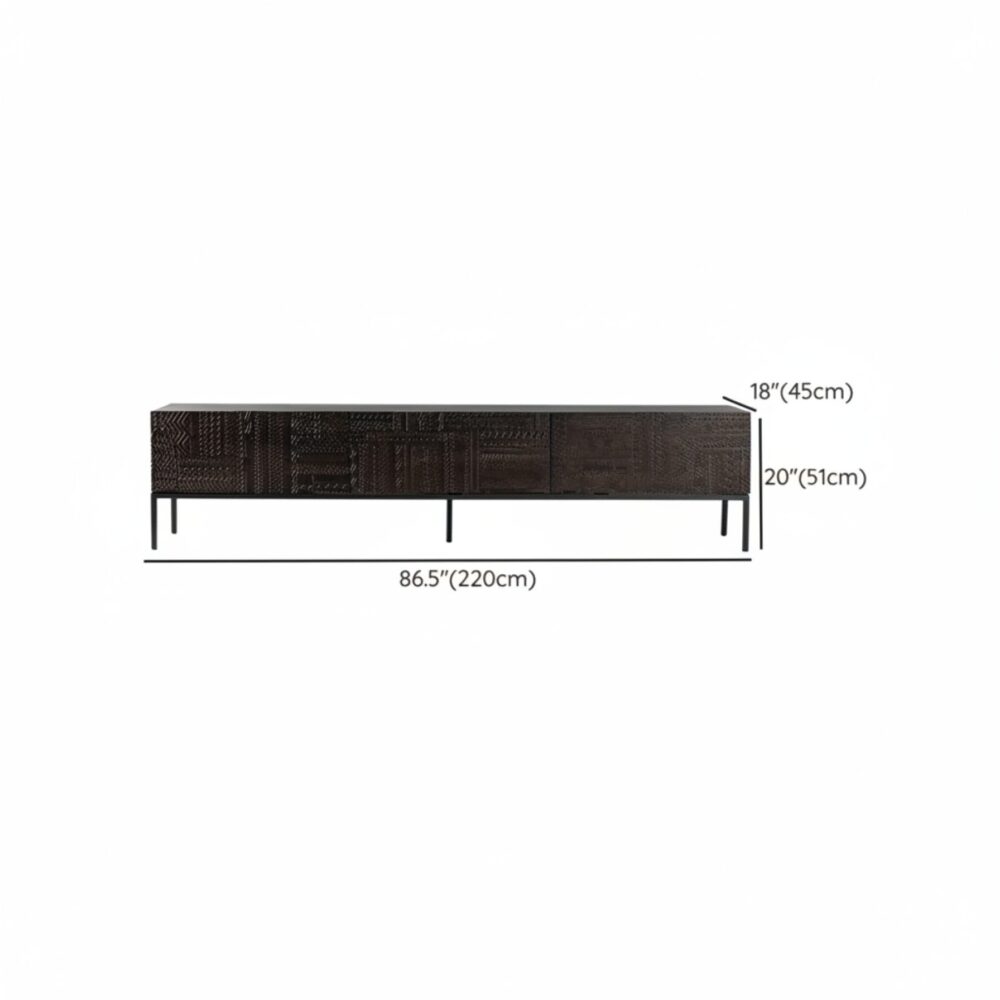 elegant-black-wood-rectangle-carving-long-tv-stand-12 Elegant Black Wood Rectangle Carving Long Tv Stand 12