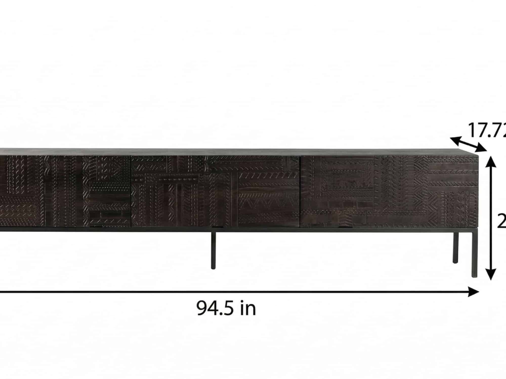 elegant-black-wood-rectangle-carving-long-tv-stand-13 Elegant Black Wood Rectangle Carving Long Tv Stand 13