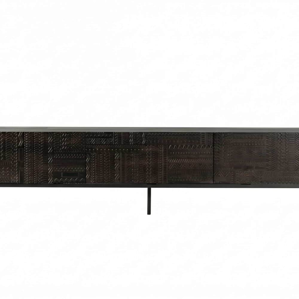 elegant-black-wood-rectangle-carving-long-tv-stand-2 Elegant Black Wood Rectangle Carving Long Tv Stand 2