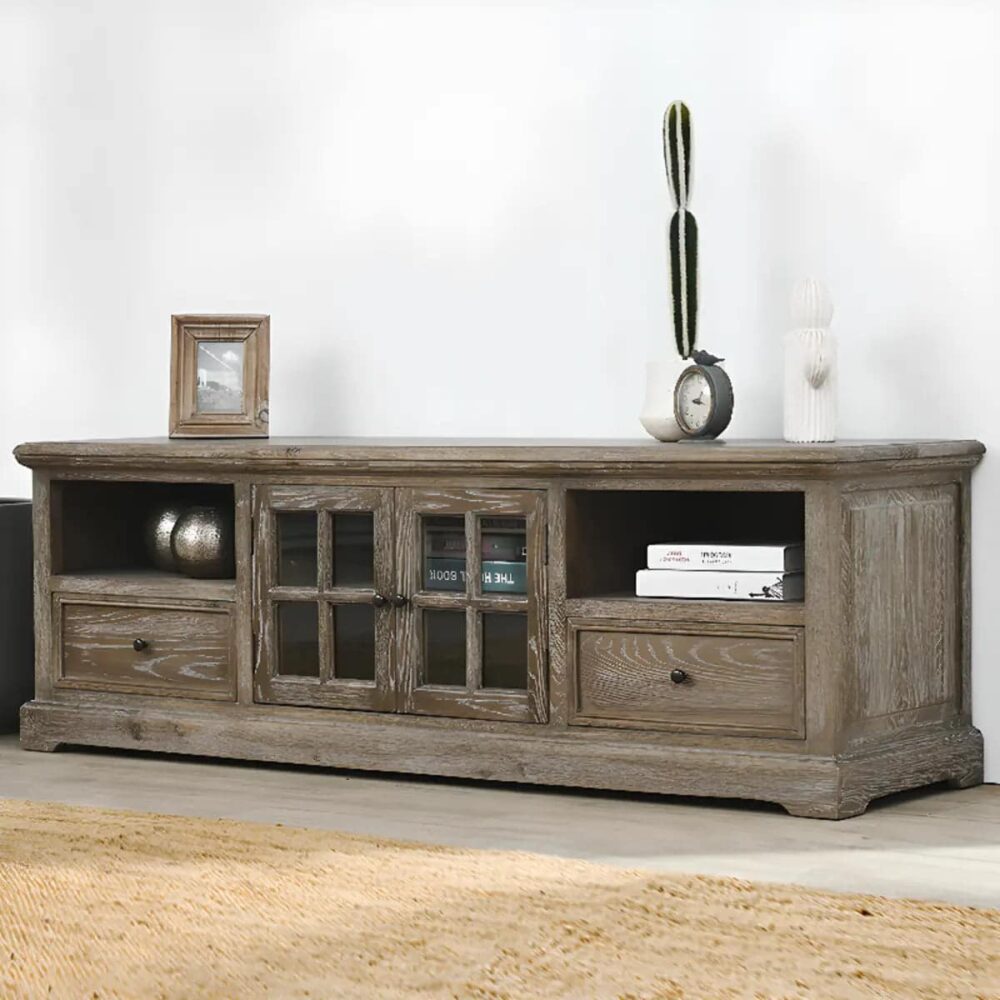 farmhouse-distressed-wood-tv-stand-with-drawers-cabinet-2 Farmhouse Distressed Wood Tv Stand With Drawers Cabinet 2