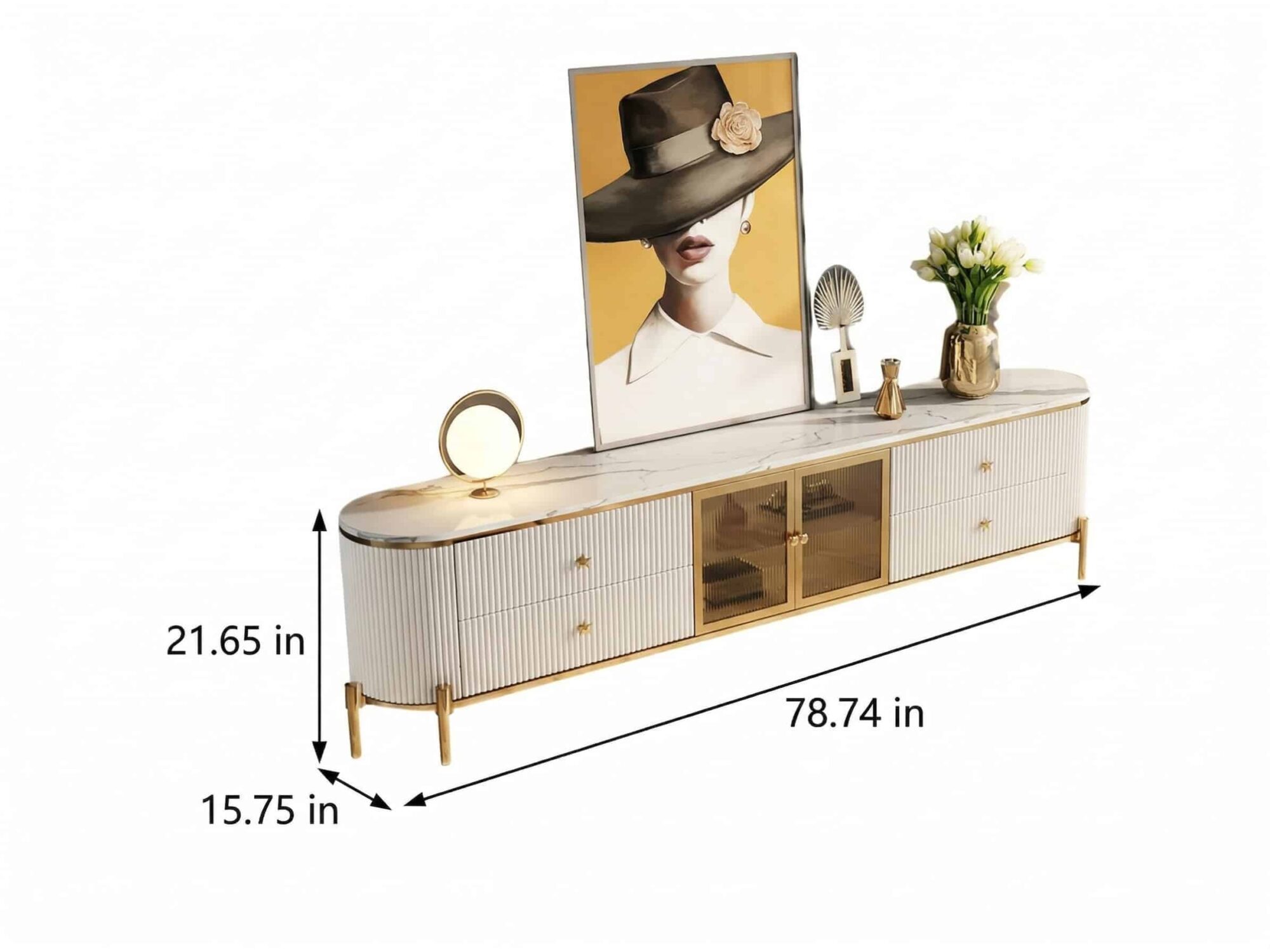 Glam Grey Stone Cabinet Shelves Drawers TV Stand - dimensions - 相册图 #9 Glam Grey Stone Cabinet Shelves Drawers TV Stand 相册图 #9 dimensions