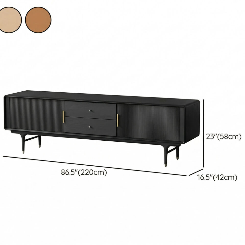 Industrial Oak Wood Enclosed Storage Long TV Stand - resized - 相册图 #13 Industrial Oak Wood Enclosed Storage Long TV Stand 相册图 #13 resized