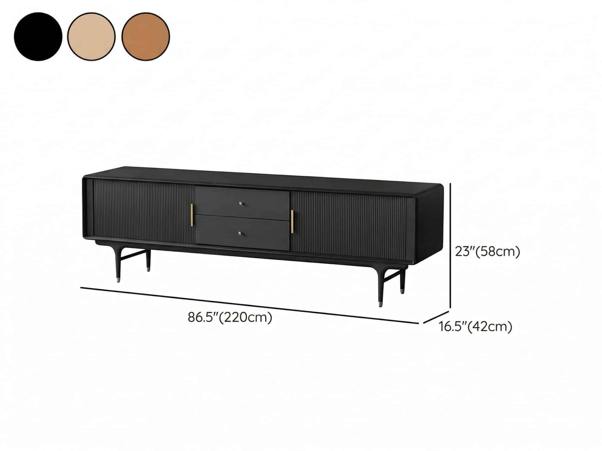 Industrial Oak Wood Enclosed Storage Long TV Stand - resized - 相册图 #13 Industrial Oak Wood Enclosed Storage Long TV Stand 相册图 #13 resized