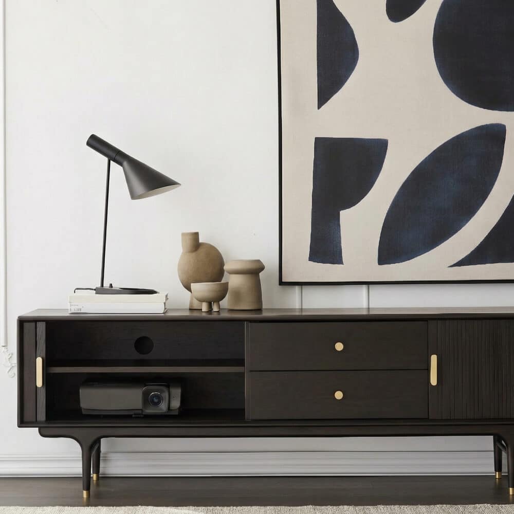 Industrial Oak Wood Enclosed Storage Long TV Stand - resized - 相册图 #7 Industrial Oak Wood Enclosed Storage Long TV Stand 相册图 #7 resized