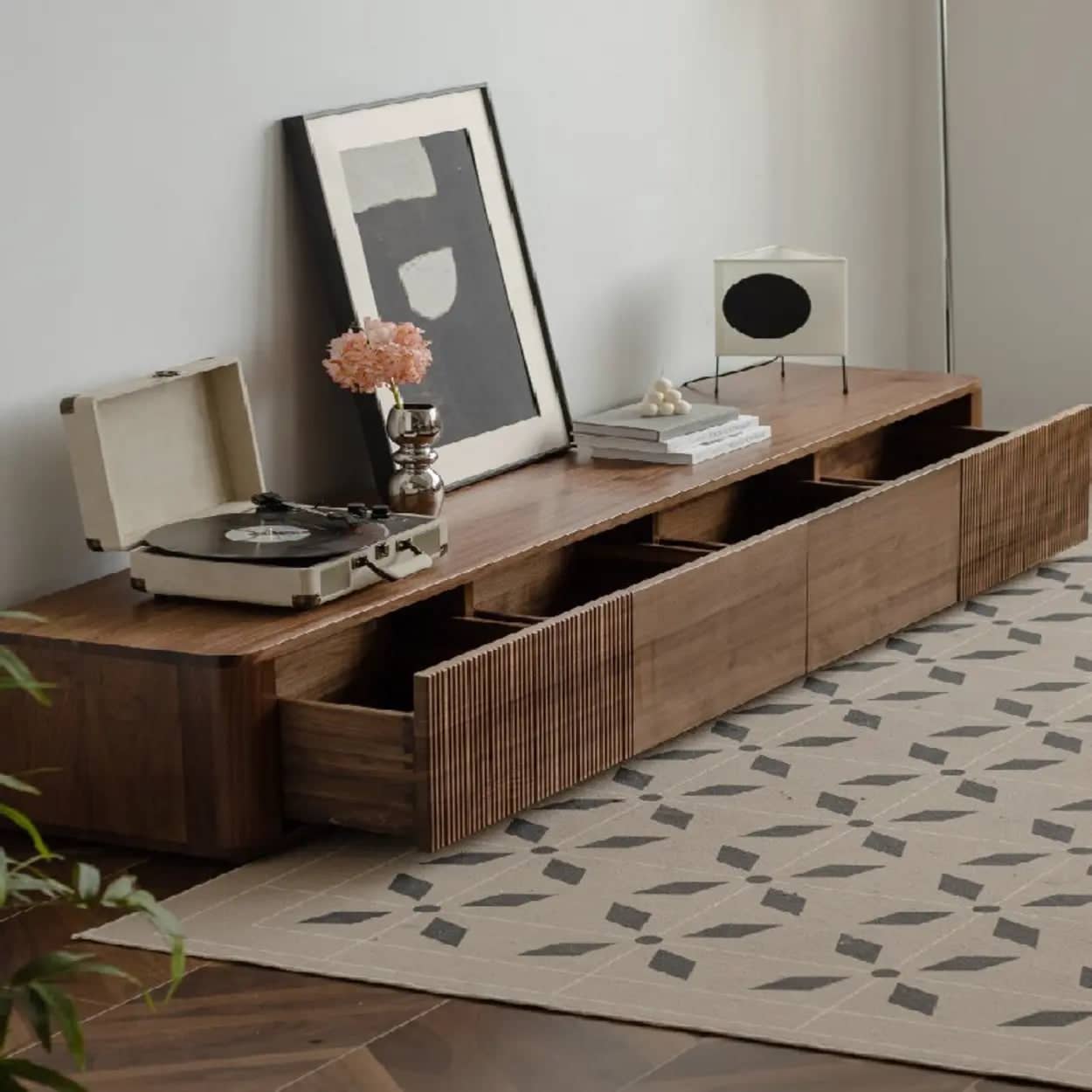 mid-century-modern-brown-wood-drawers-long-tv-stand-2_0a388810-2791-4dc7-b42c-de502d59c632 Mid Century Modern Brown Wood Drawers Long Tv Stand 2 0a388810 2791 4dc7 B42c De502d59c632