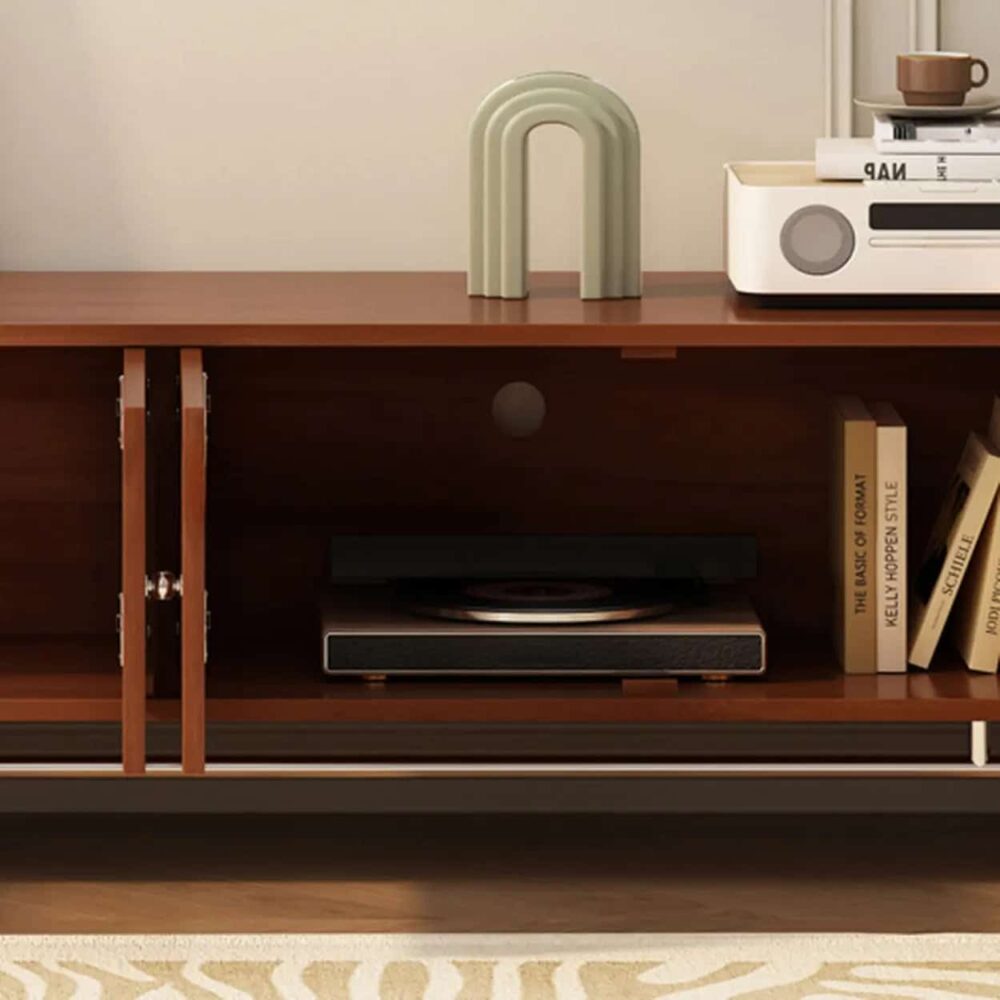 mid-century-modern-rattan-tv-stand-with-ample-storage-7 Mid Century Modern Rattan Tv Stand With Ample Storage 7