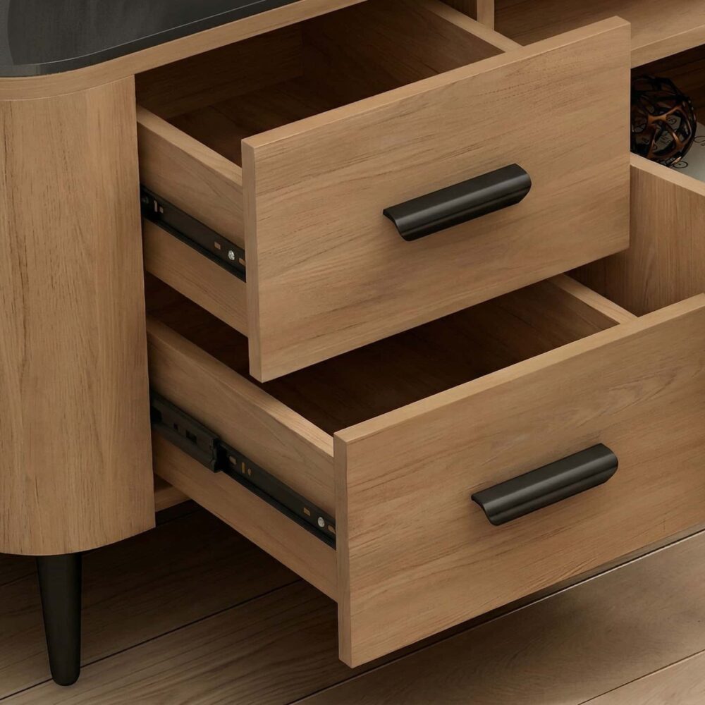 mid-century-modern-walnut-tv-stand-with-black-top-10 Mid Century Modern Walnut Tv Stand With Black Top 10