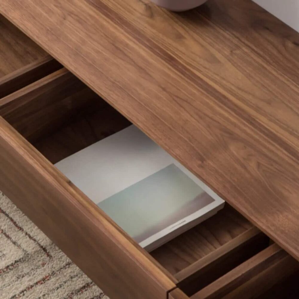 mid-century-modern-walnut-wood-tv-stand-with-legs-drawers-7 Mid Century Modern Walnut Wood Tv Stand With Legs Drawers 7