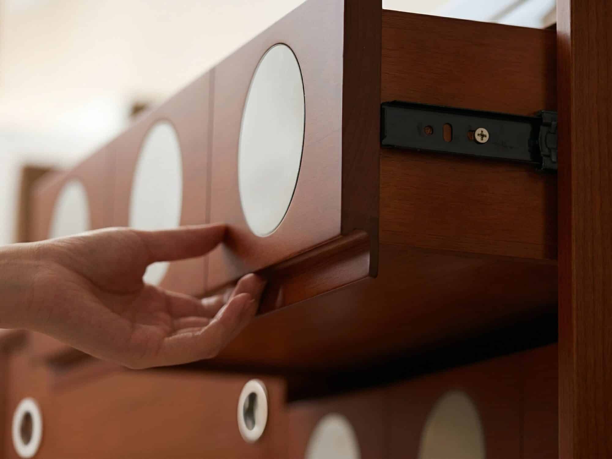 mid-century-modern-walnut-wood-tv-stand-with-sliding-doors-6 Mid Century Modern Walnut Wood Tv Stand With Sliding Doors 6