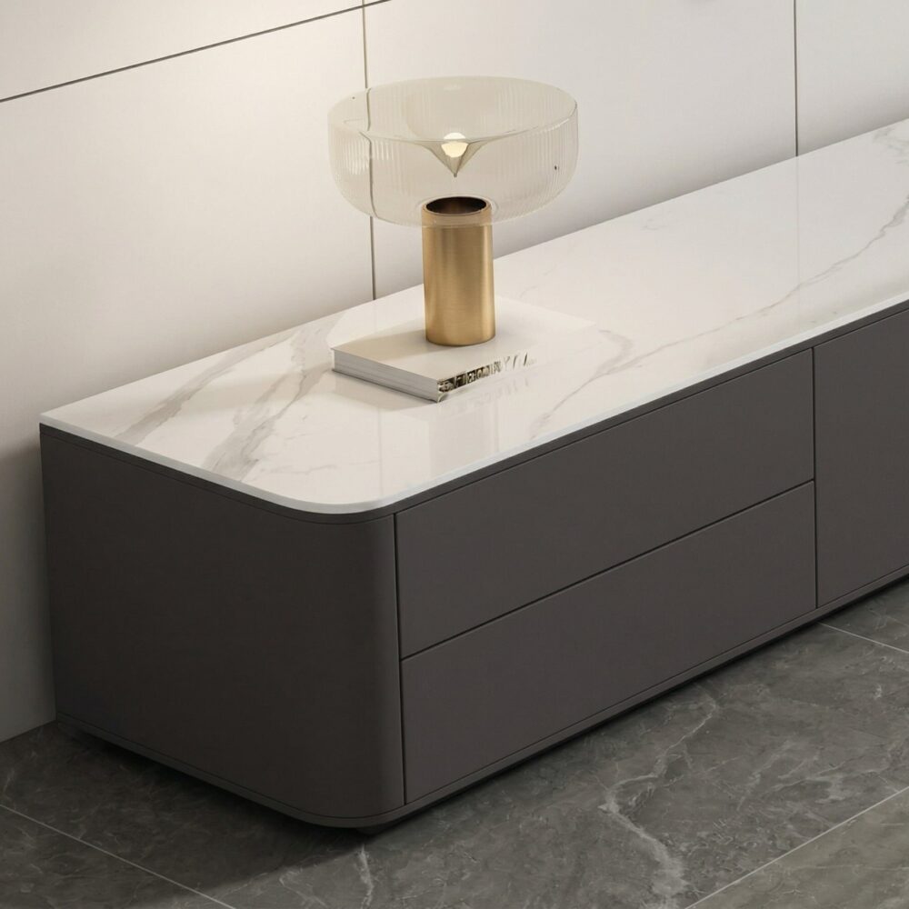 modern-led-tv-stand-with-drawers-and-glass-cabinet-doors-9 Modern Led Tv Stand With Drawers And Glass Cabinet Doors 9