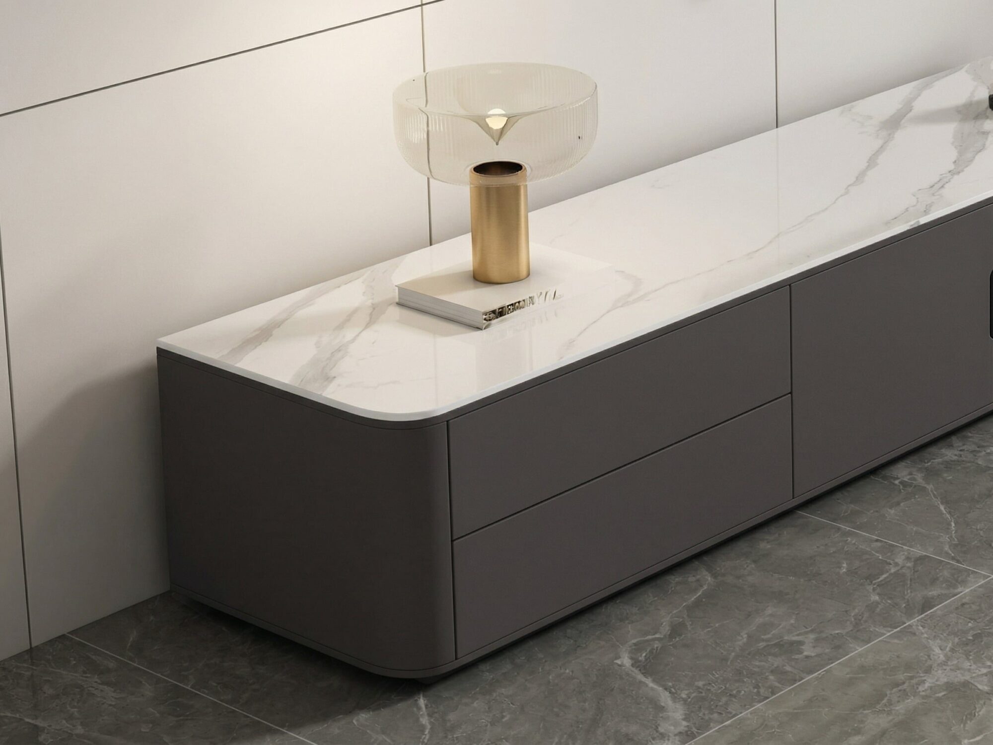 modern-led-tv-stand-with-drawers-and-glass-cabinet-doors-9 Modern Led Tv Stand With Drawers And Glass Cabinet Doors 9