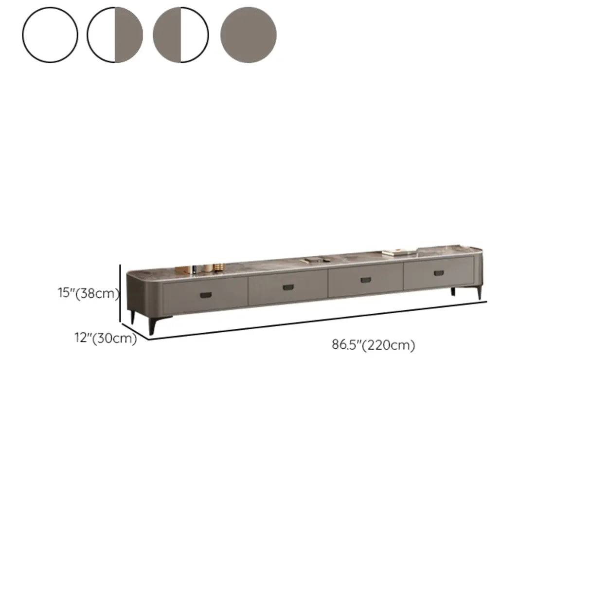 modern-marble-top-gray-tv-stand-with-drawers-storage-18 Modern Marble Top Gray Tv Stand With Drawers Storage 18