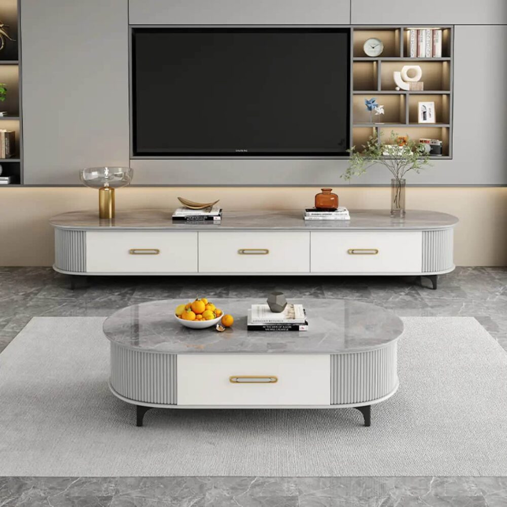 modern-marble-top-oval-tv-stand-with-storage-drawers-2 Modern Marble Top Oval Tv Stand With Storage Drawers 2