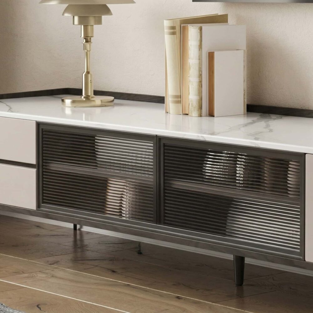 modern-minimalist-tv-stand-with-drawers-and-marble-top-4 Modern Minimalist Tv Stand With Drawers And Marble Top 4